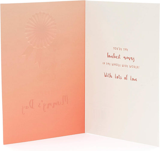 Mother's Day greeting card featuring a mummy design from UK Greetings, ideal for celebrating moms on Mother's Day.