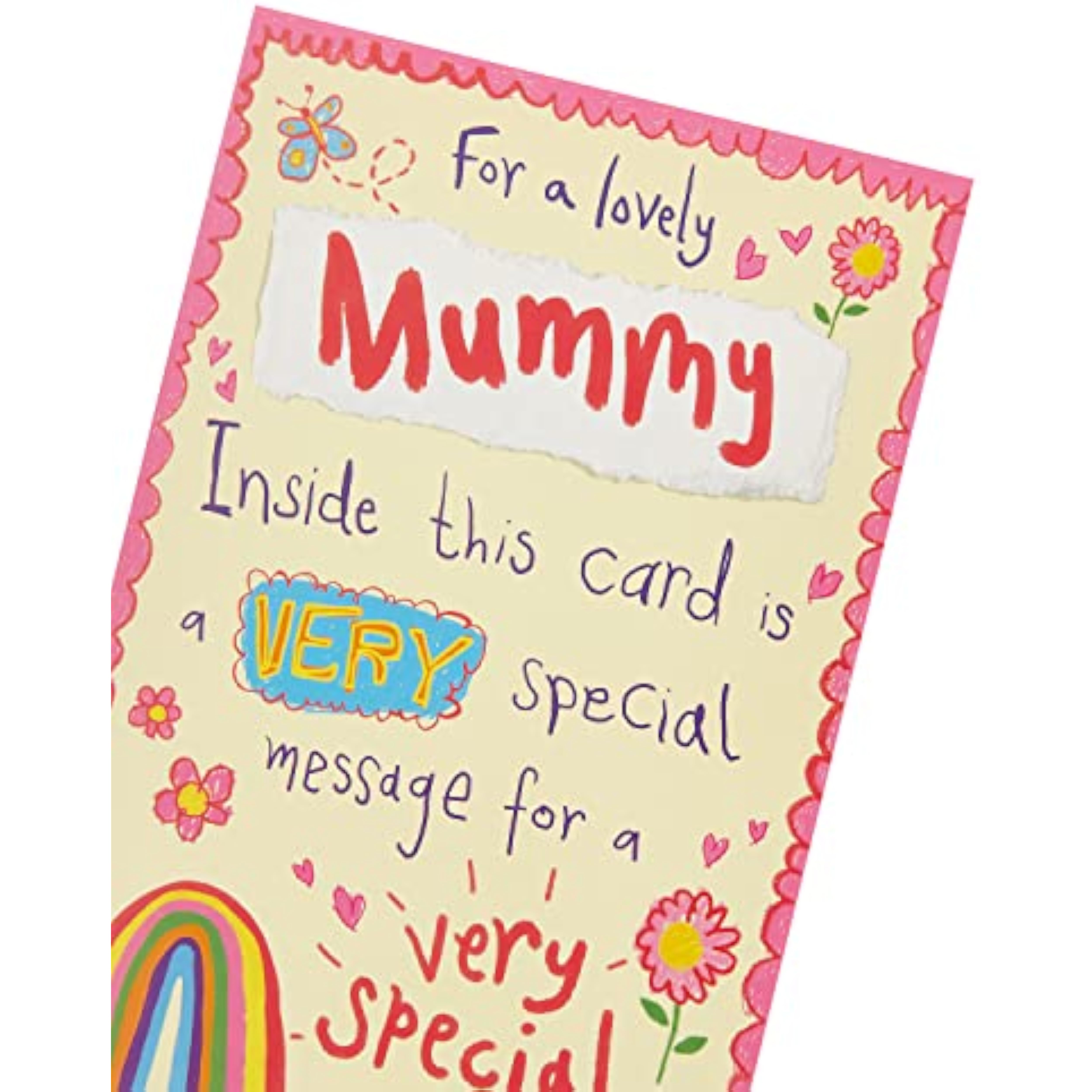 Colorful mummy-themed recordable greeting card from UK Greetings with fun, vibrant designs for birthdays.