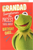 Kermit the Frog greeting card featuring a birthday message, part of the Muppets collection by UK Greetings.