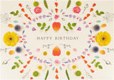 Colorful Nature Mandela design greeting card by UK Greetings featuring intricate patterns, perfect for birthday celebrations.