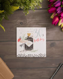 Neon Lustre 30th Birthday Gin greeting card from UK Greetings, featuring vibrant design and celebratory message.
