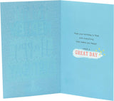 Colorful Nephew birthday greeting card featuring a cake with candles from UK Greetings, designed for celebrating special occasions.