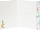 Peter Rabbit Special Birthday Wishes greeting card by UK Greetings featuring a charming illustration of Peter Rabbit for birthday celebrations.