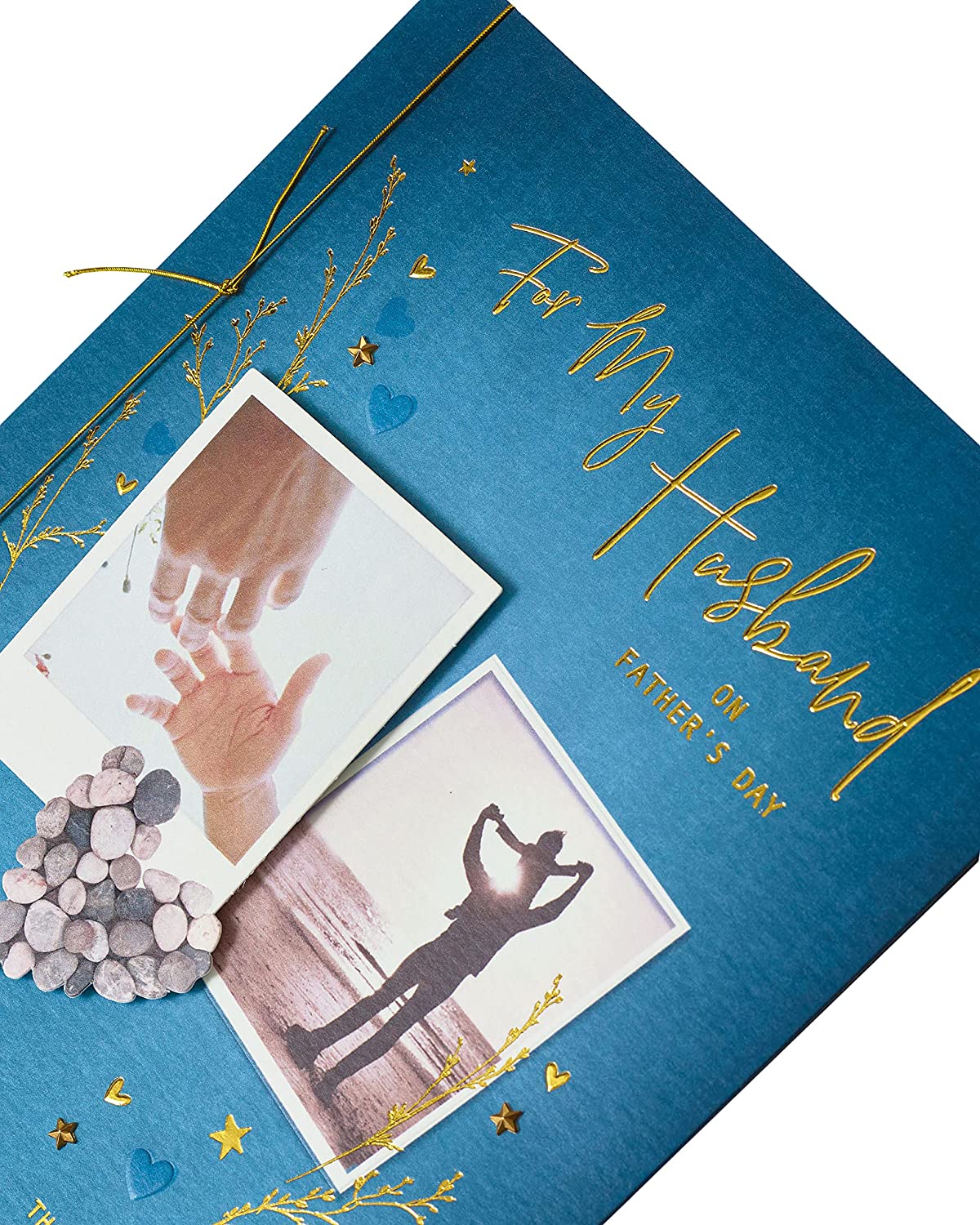 Premium UK Greetings Father's Day greeting card for husband, featuring heartfelt message and decorative design.