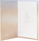 Romantic husband birthday greeting card from UK Greetings featuring lovely words and gem embellishments.