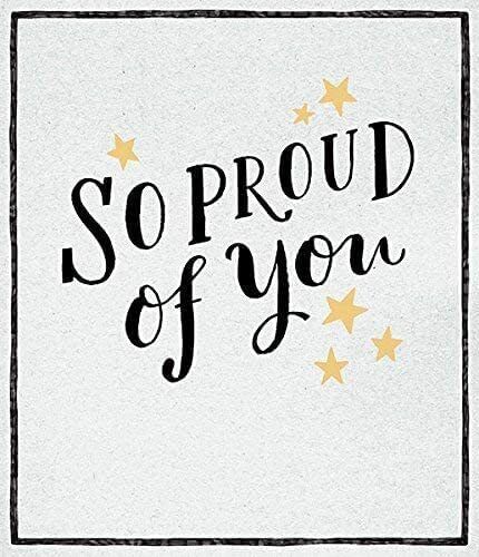 UK Greetings So Proud of You congratulations greeting card with colorful design and heartfelt message for special occasions.