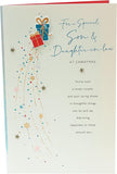 Son & Daughter-in-Law Milestone Celebration Card from UK Greetings featuring a colorful design and heartfelt message inside.