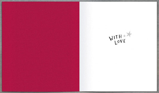 Son Santa Hat Christmas greeting card with foil embellishments, featuring festive holiday design from UK Greetings.