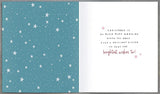 Watercolour wreath Christmas greeting card featuring a special sister message, designed by UK Greetings.