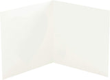 Stylish blank heart-shaped Valentine's Day greeting card from UK Greetings with a simple, elegant design for special messages.