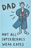 Stylish Lazy Dad birthday greeting card by UK Greetings featuring humorous lazy dad illustration on a cheerful design.