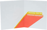 Super Star 16th birthday greeting card by UK Greetings featuring colorful star designs and celebratory text.