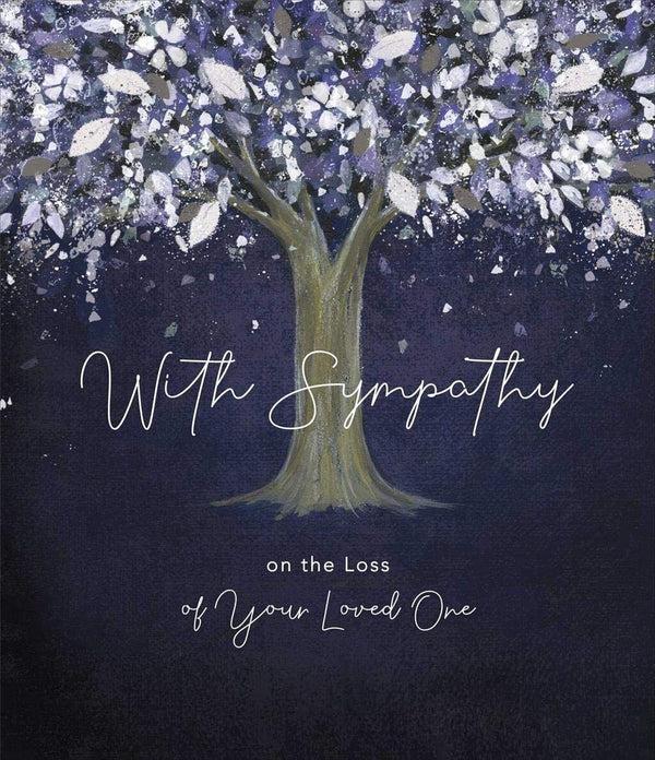 UK Greetings sympathy condolence greeting card for loss of loved one, featuring respectful and heartfelt design.