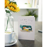 Uplifting Get Well Soon greeting card by UK Greetings featuring cheerful design and positive message to wish someone a speedy recovery.