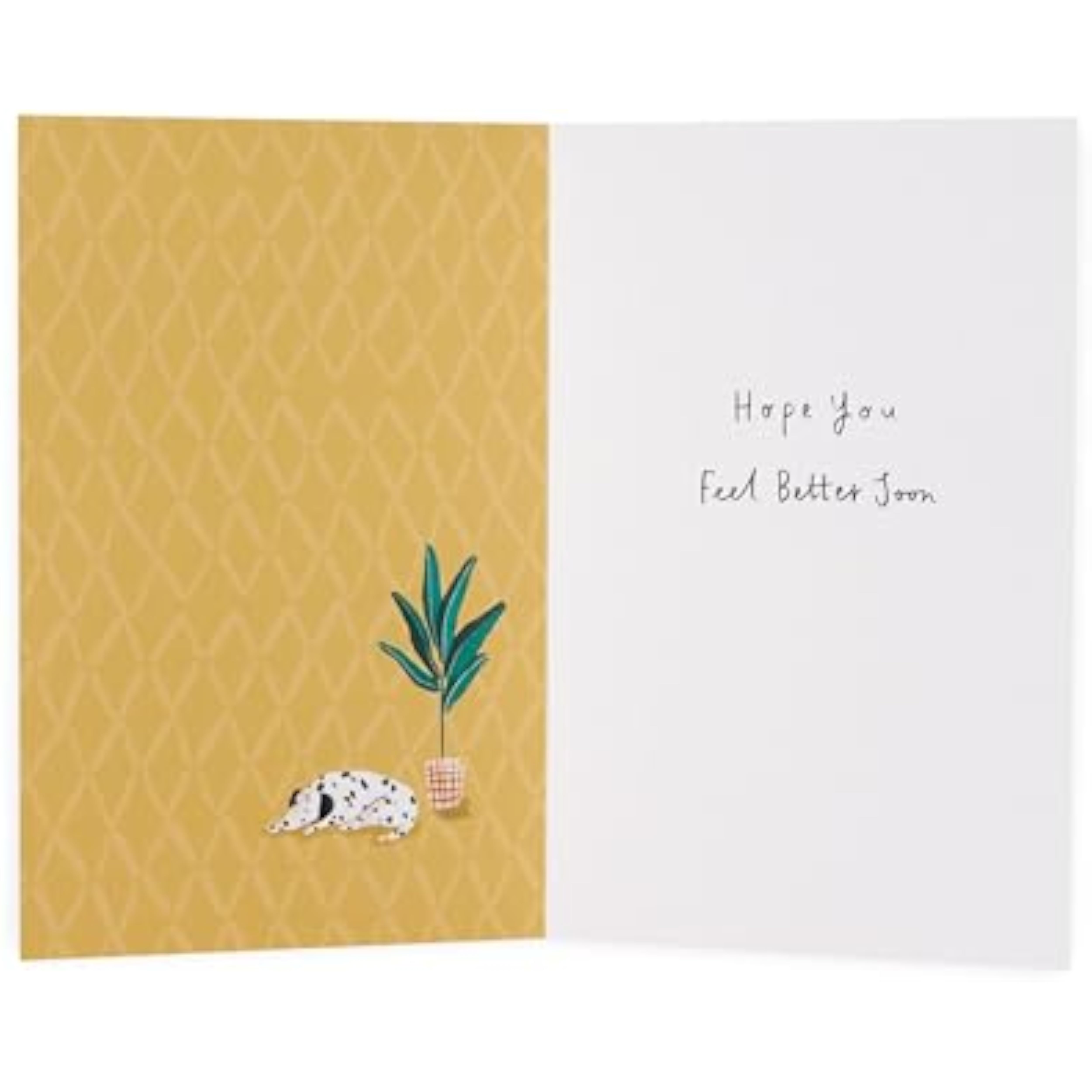 Uplifting Take It Easy Get Well Soon greeting card by UK Greetings with colorful floral design and cheerful message.