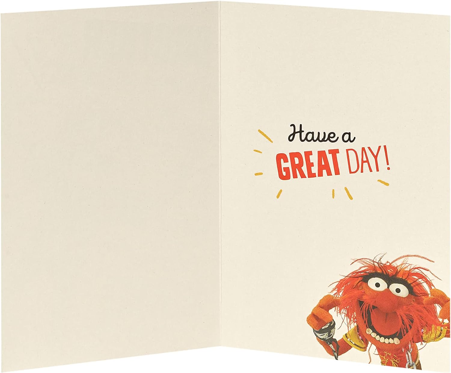 The Muppets Brother birthday greeting card featuring Kermit the Frog and Miss Piggy with colorful birthday graphics.