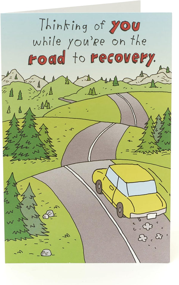 ThoughtfulCare Wellness Box greeting card by UK Greetings featuring a heartfelt design and uplifting message on the front.