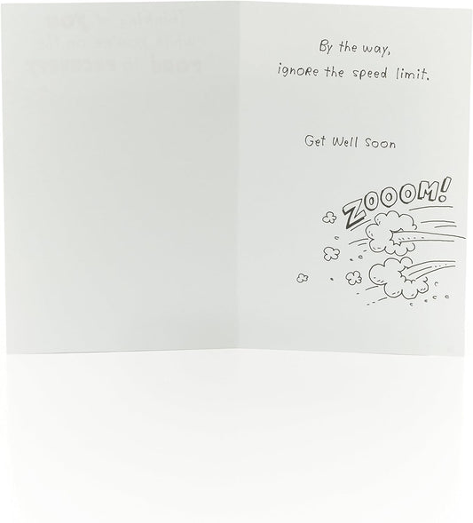 ThoughtfulCare Wellness Box greeting card from UK Greetings with heartfelt message and floral design.