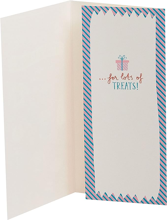 Festive Christmas greeting card with a money wallet gift holder design by UK Greetings, featuring holiday cheer and seasonal graphics.
