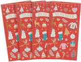 Festive holiday greeting card from UK Greetings featuring a Christmas money wallet gift holder with seasonal holiday cheer design.