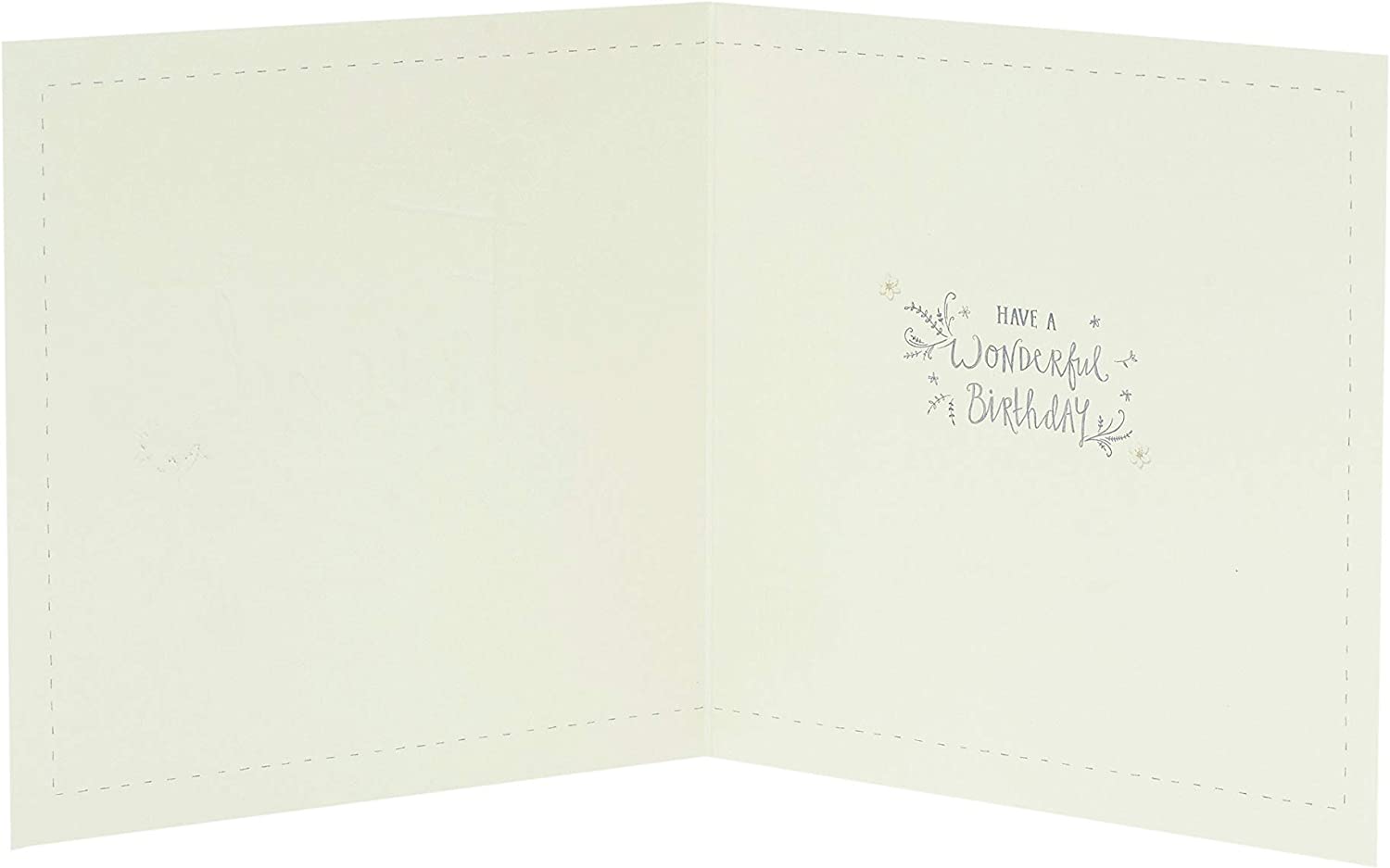 Bright floral birthday greeting card for a lovely friend, UK Greetings floral design greeting card with colorful flowers.