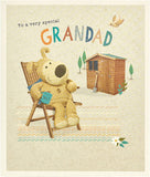 To A Very Special Grandad Boofle birthday greeting card by UK Greetings with colorful design and adorable Boofle character illustration.