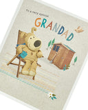 UK Greetings To A Very Special Grandad Boofle birthday greeting card with colorful illustrated design.