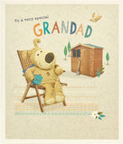Greeting card featuring Boofle design for a very special grandad's birthday, with colorful and cheerful artwork from UK Greetings.