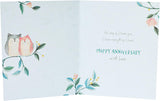 Foil romance anniversary greeting card for husband featuring elegant design, suitable for celebrating special occasions.