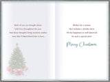 Traditional foiled Christmas greeting card for a special couple, featuring festive holiday design by UK Greetings.