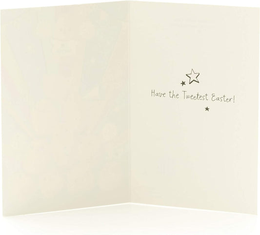 Assorted Easter greeting cards featuring cute fluffy chick illustrations from the Tweetest Easter Cards Bundle by UK Greetings.