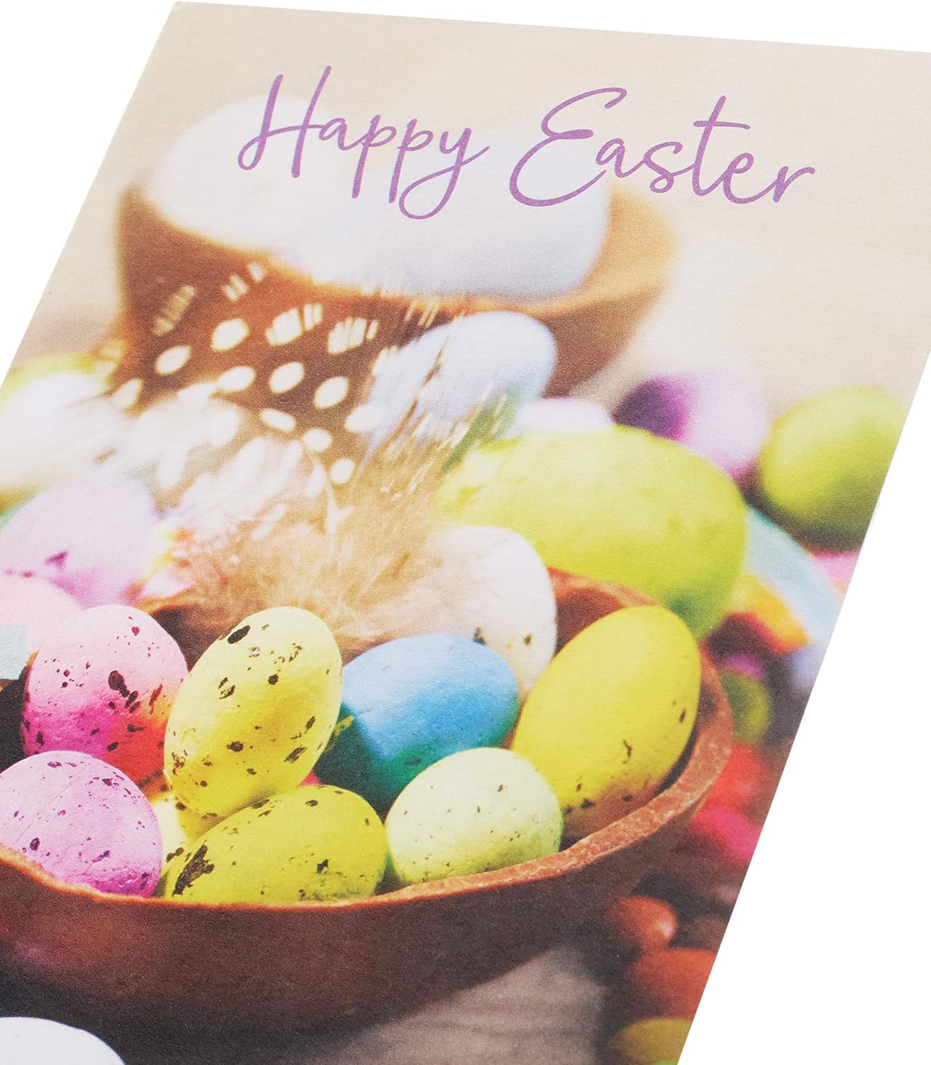 Vibrant Easter Egg Wishes greeting card multipack with five colorful Easter-themed greeting cards by UK Greetings