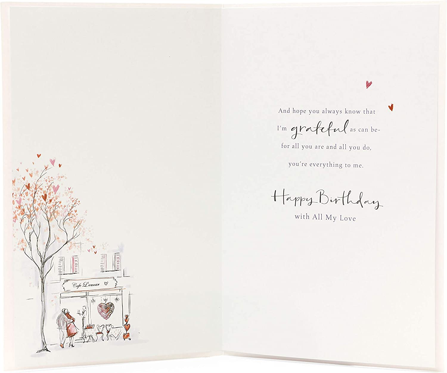 Luxury greeting card for wife featuring a scenic riverside design, ideal for birthday celebrations by UK Greetings.