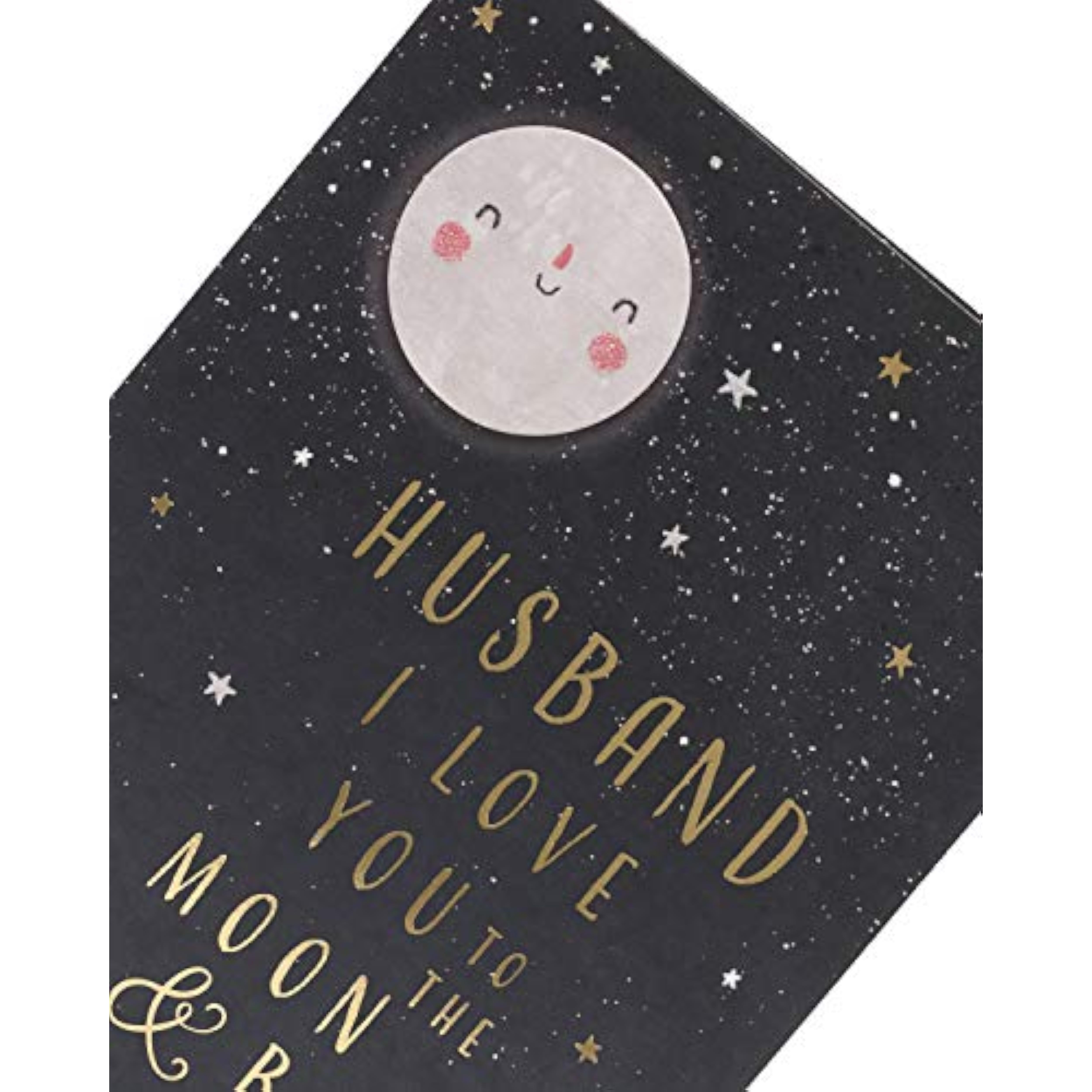 Watermark Husband Anniversary Greeting Card by UK Greetings featuring elegant design and heartfelt message for special occasions.