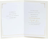 Poetic wedding greeting card for him, her, or friends by UK Greetings, featuring elegant design and heartfelt message.