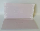 UK Greetings wedding gift money wallet greeting card with elegant design and space for cash or checks.