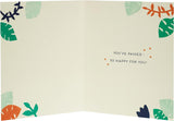 UK Greetings Well Done Monkey congratulations greeting card featuring a cheerful monkey illustration for celebrating exam success.
