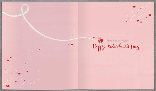 Cute bear Valentine's Day greeting card from UK Greetings featuring adorable bear design, perfect for expressing love.
