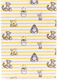 Winnie the Pooh greeting card with wrap and tags set by UK Greetings, featuring Pooh Bear and colorful floral designs.