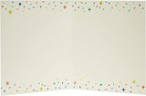 Gold thank you greeting card featuring YOLO! Teacher message from UK Greetings with cheerful design.