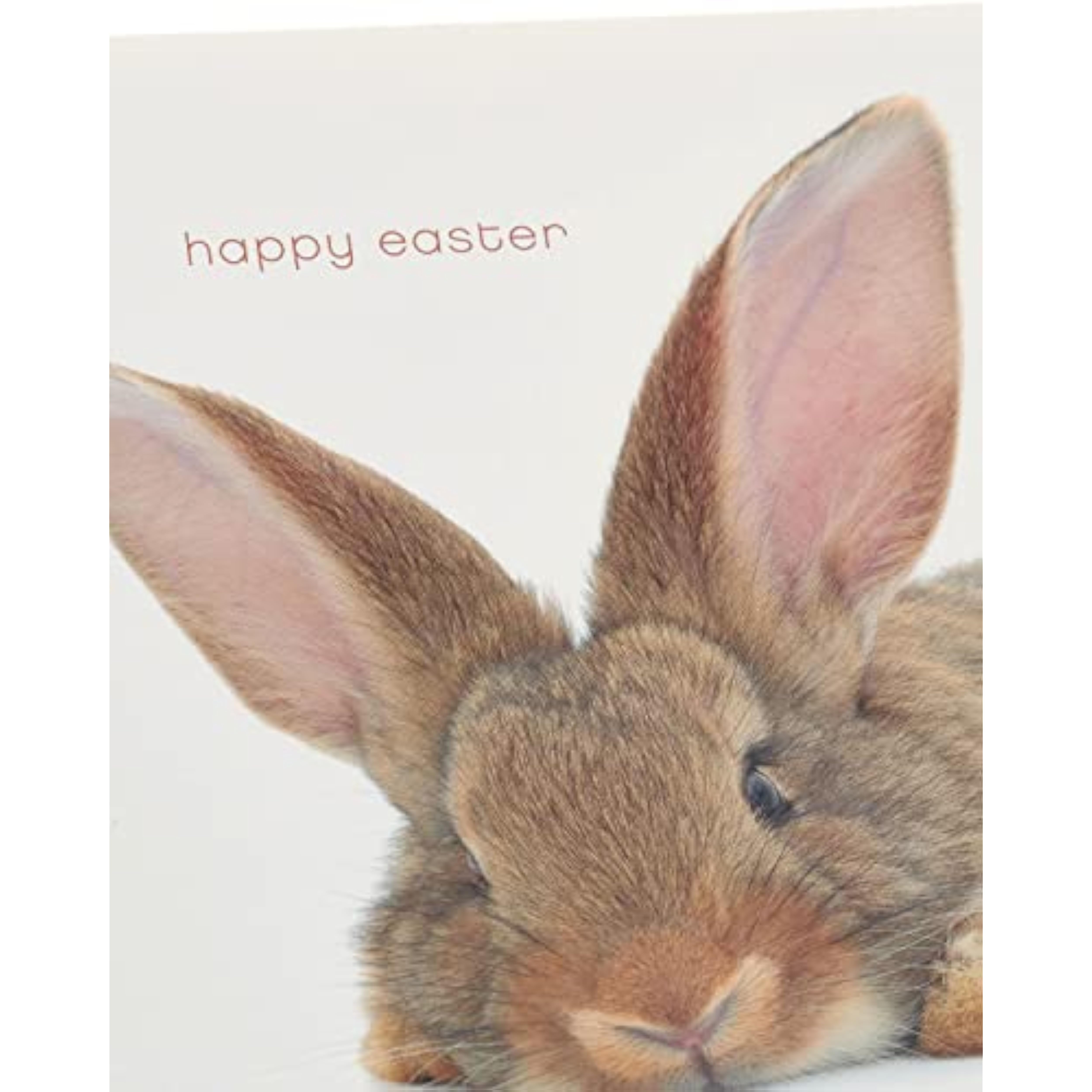 Cute children's Easter Bunny card by UKG featuring a colorful, fun illustration of a bunny for kids' Easter celebrations.