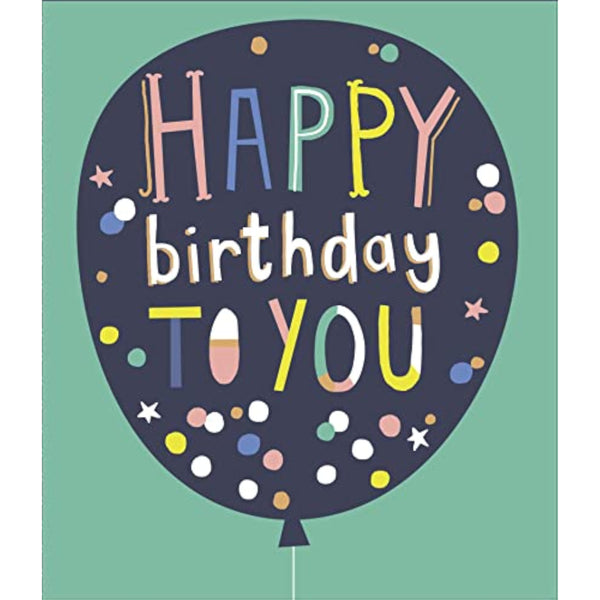 Colorful UKG greeting card for her featuring cheerful birthday design, perfect for celebrating a friend’s special day.