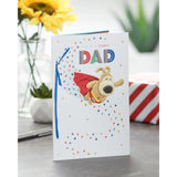 UKG Boofle birthday greeting card for dad featuring a cute design with colorful illustrations and heartfelt message.