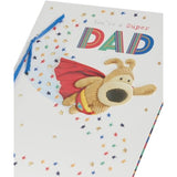 Cute Boofle birthday greeting card for Dad by UKG featuring a charming design and colorful illustrations.