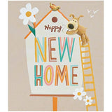 UKG Boofle Happy New Home greeting card with a cute congratulations design, featuring cheerful illustrations for celebrating new beginnings.