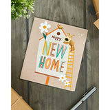 UKG Boofle Happy New Home greeting card featuring a cute congratulations design with cheerful illustrations.
