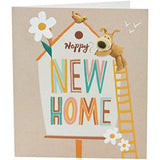 UKG Boofle Happy New Home greeting card featuring a cute congratulations design with colorful, cheerful illustrations.