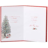 Festive Christmas greeting card for husband with warm holiday wishes, featuring holiday-themed design by UKG.