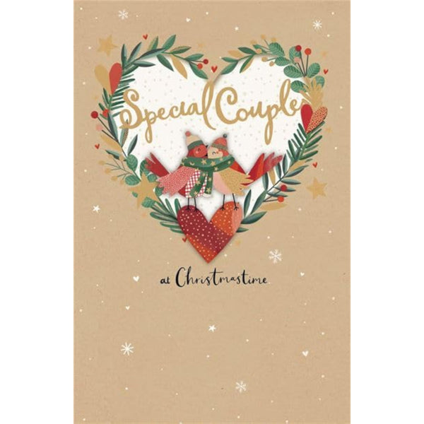 Elegant UKG Christmas greeting card for couples featuring festive designs and heartfelt holiday wishes.