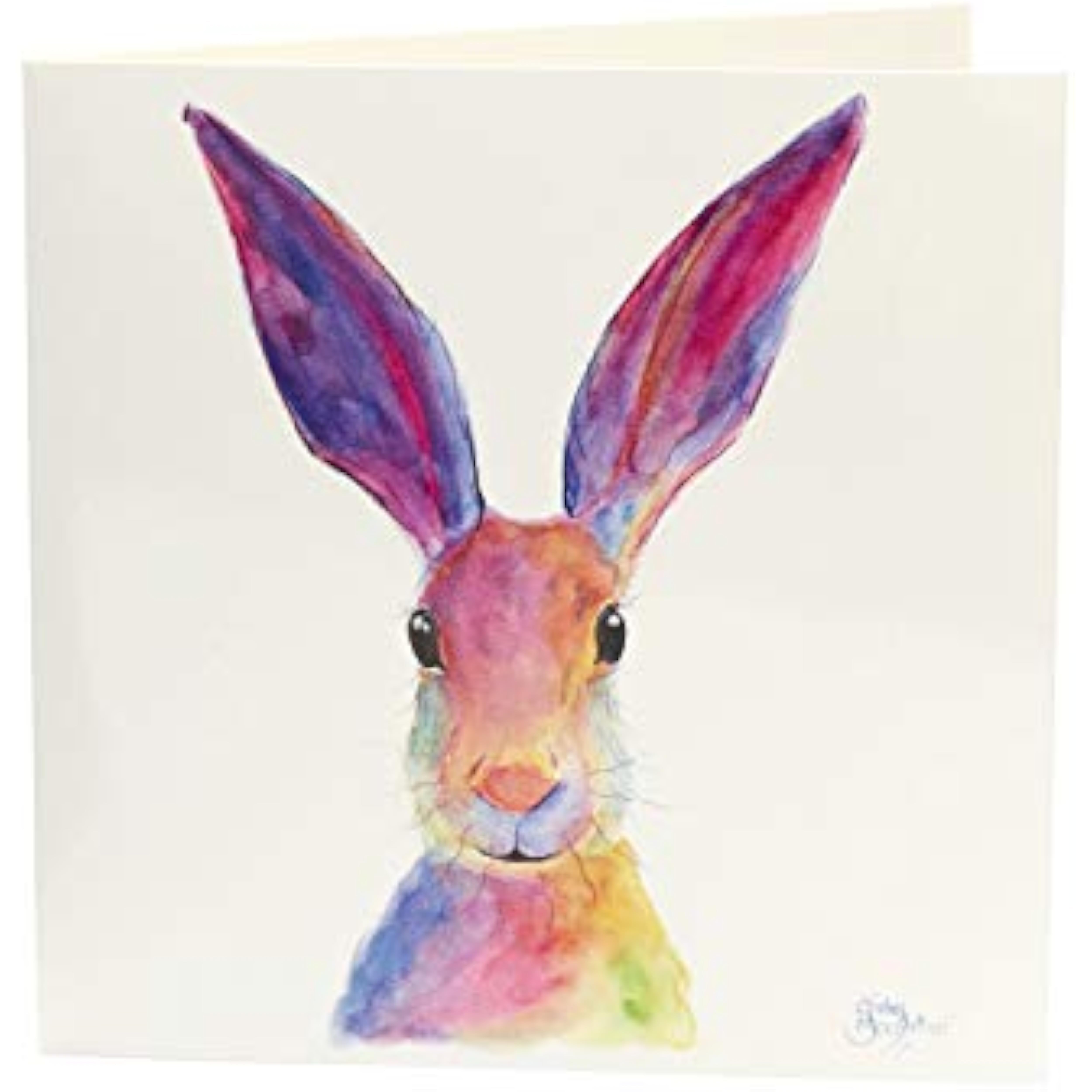 UKG Camden Originals blank greeting card with floral design, perfect for all occasions, featuring a colorful, artistic illustration.